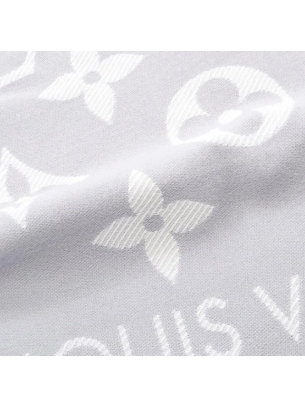 Louis Vuitton Scarf LV Essential Gray Wool